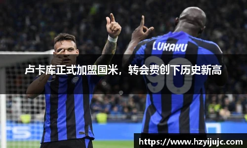 卢卡库正式加盟国米，转会费创下历史新高