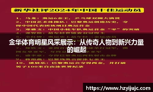 金华体育明星风采展示：从传奇人物到新兴力量的崛起